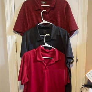 Set of 3 Polo Shirts Size XL